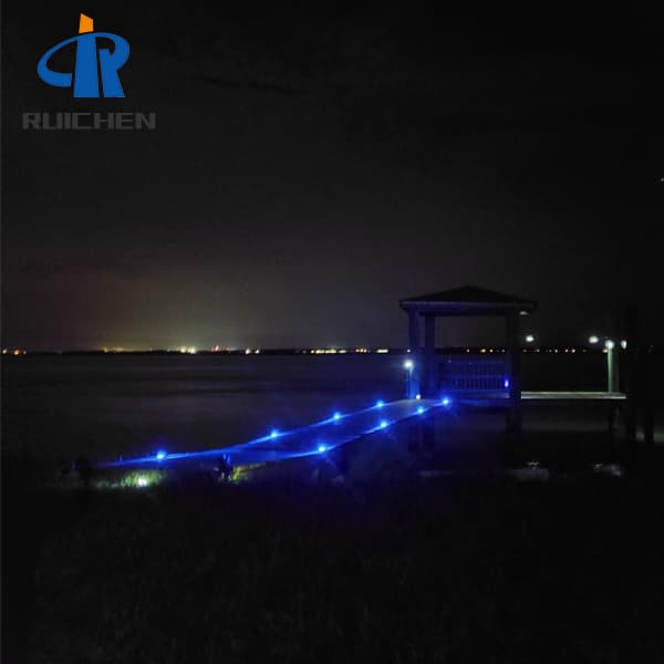 Blue Coloured Solar Cat Eyes In Durban For Highway